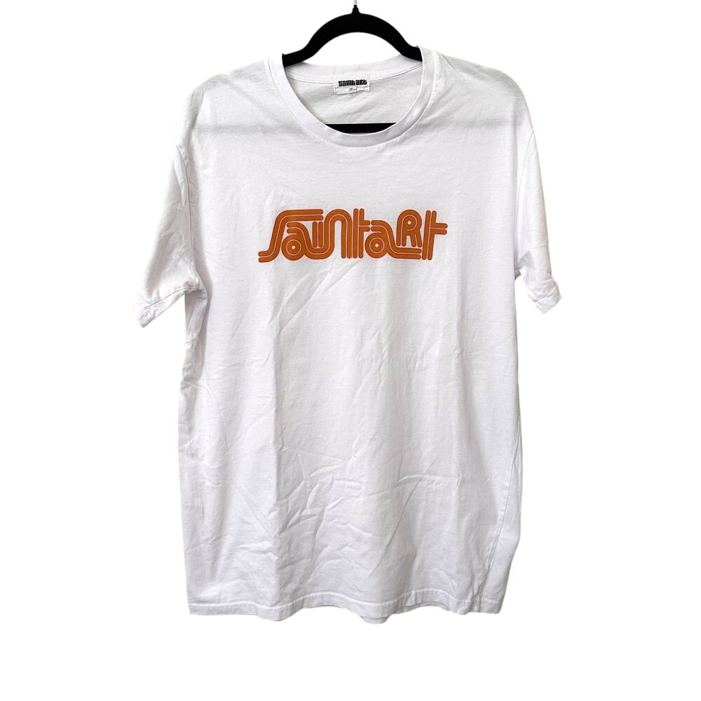 SAINTART Logo‎ Crewneck Tee White Large